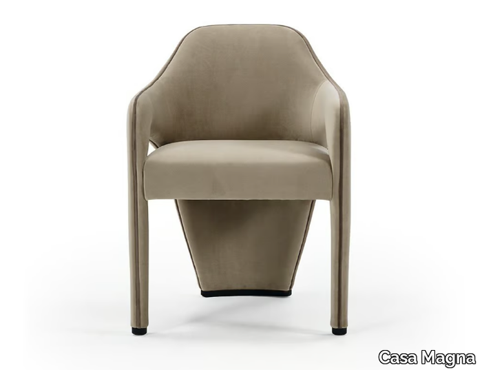 MARLON - Fabric chair with armrests _ Casa Magna