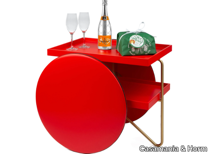 CHARIOT LIMITED EDITION - Wooden drinks trolley _ Casamania & Horm