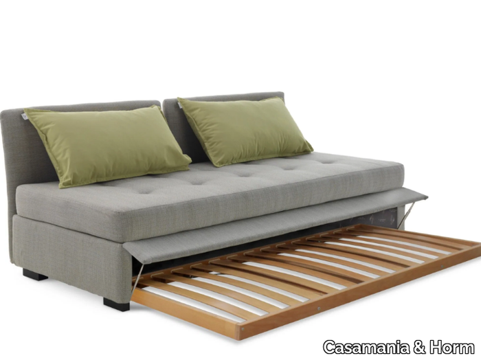 FIGI ISOLETTO ESTRAIBILE - 2 seater fabric sofa bed with removable cover _ Casamania & Horm