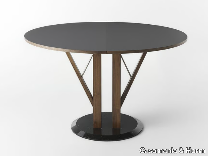 FLOWER - Extending round Fenix-NTM® table _ Casamania & Horm