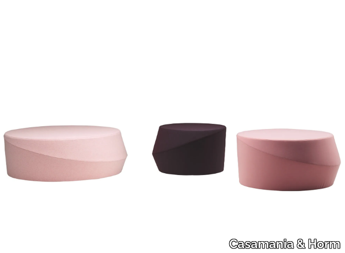 GIRO - Upholstered round pouf _ Casamania & Horm