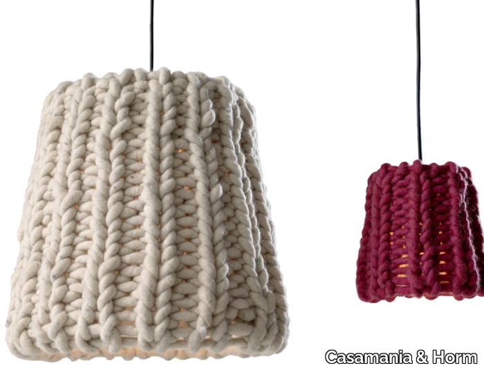 GRANNY - Wool pendant lamp _ Casamania & Horm