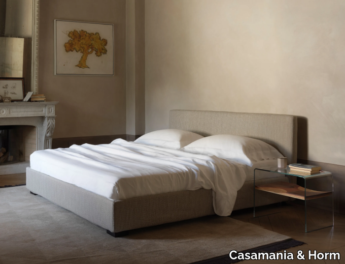 LIPARI - Upholstered bed with removable cover _ Casamania & Horm