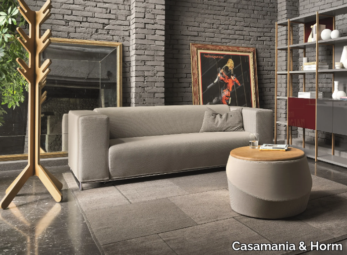 SAMOA - Fabric sofa bed with removable cover _ Casamania & Horm