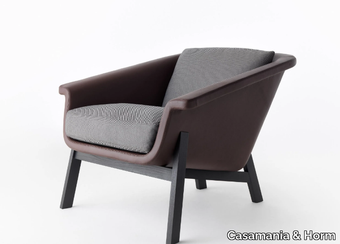 SIENNA BICOLOR - Armchair with armrests _ Casamania & Horm