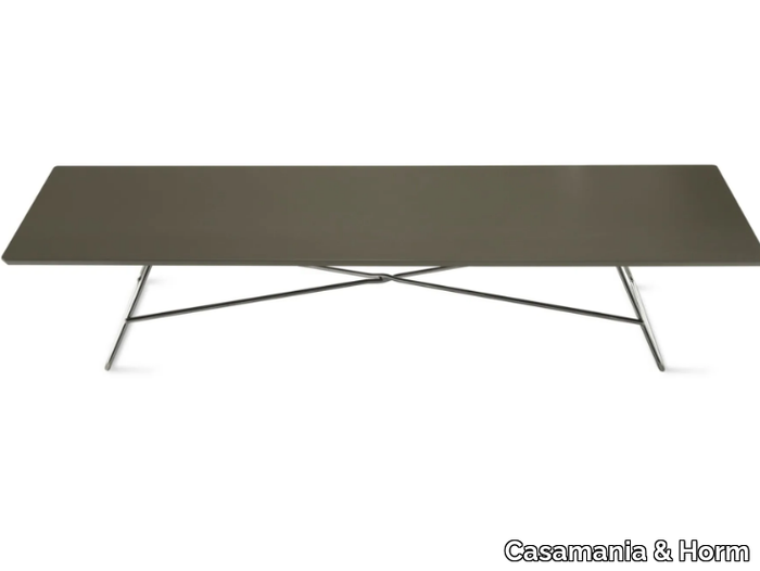 CHARLESTON - Low lacquered rectangular MDF coffee table _ Casamania & Horm