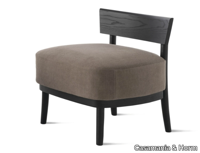 CHERISH LOUNGE - Upholstered fabric easy chair _ Casamania & Horm