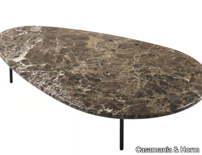 LILY - Marble coffee table for living room _ Casamania & Horm