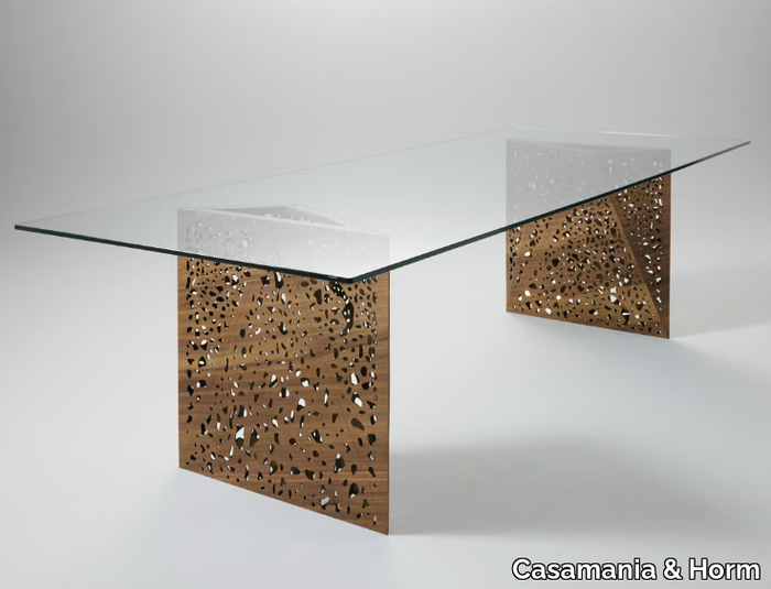 RIDDLED - Rectangular with light table _ Casamania & Horm