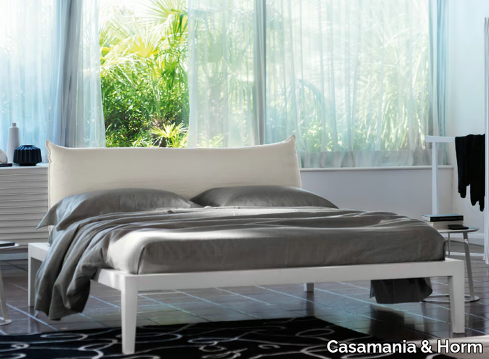 MOHELI BASSO - Double bed with upholstered headboard _ Casamania & Horm