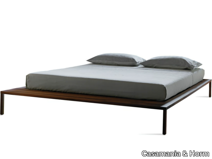 SOMMIER TWINE - Oak double bed _ Casamania & Horm