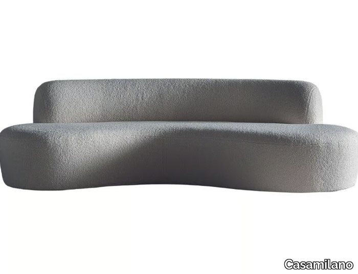 CURVY MONO - Curved fabric sofa with removable cover _ Casamilano
