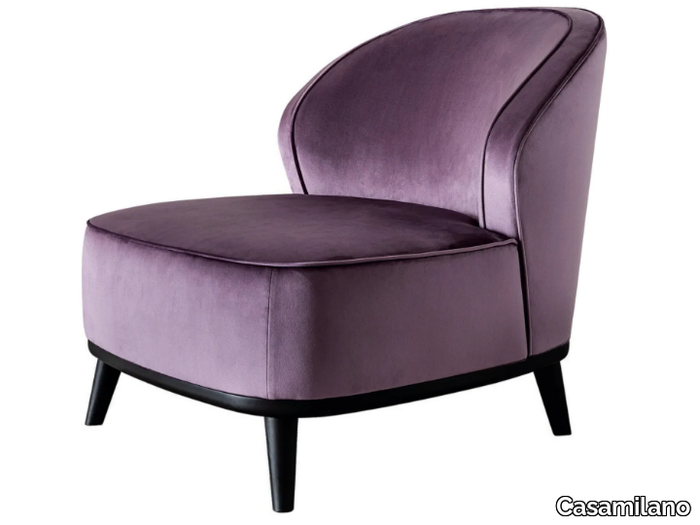 DHORA - Fabric armchair with removable cover _ Casamilano