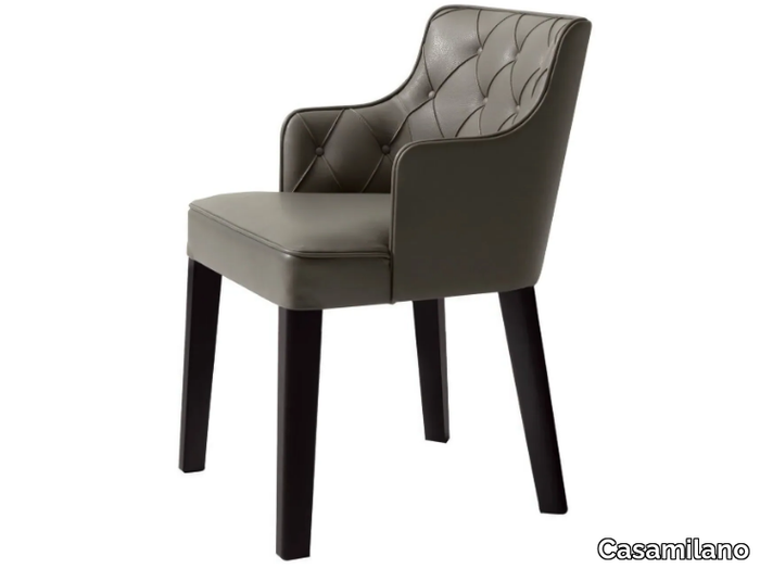 ROYALE - Tufted upholstered fabric chair _ Casamilano