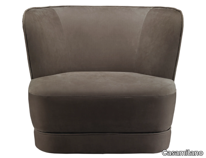 ROYALE - Fabric armchair with removable cover _ Casamilano