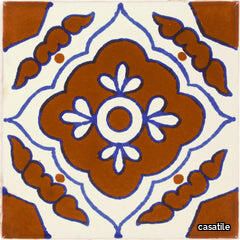 Mexican Talavera Ceramic Decorative Tile: Toledo