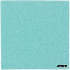 Santa Barbara Ceramic Solid Tile: Light Teal Matte