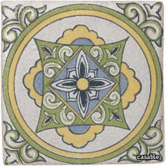 Siena Ceramic Decorative Tile: Carpineta