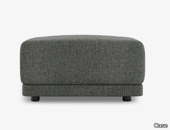 KELSTON - Rectangular fabric pouf _ Case