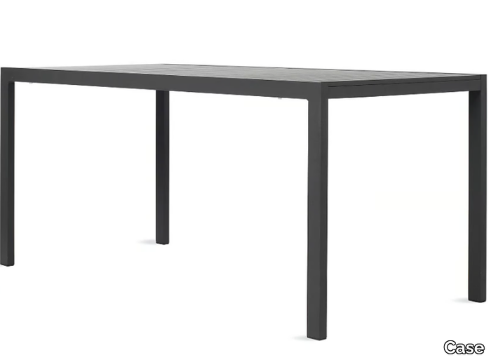 EOS - Rectangular powder coated aluminium table _ Case