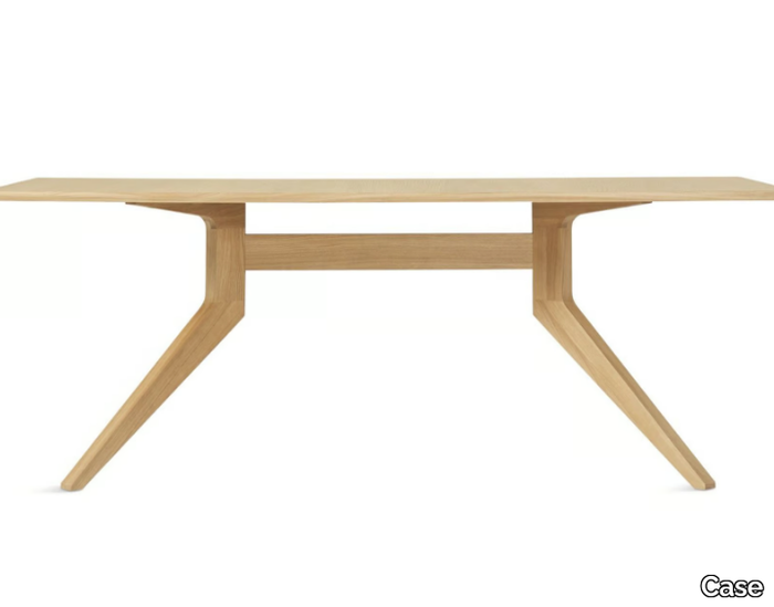 CROSS - Rectangular oak table _ Case