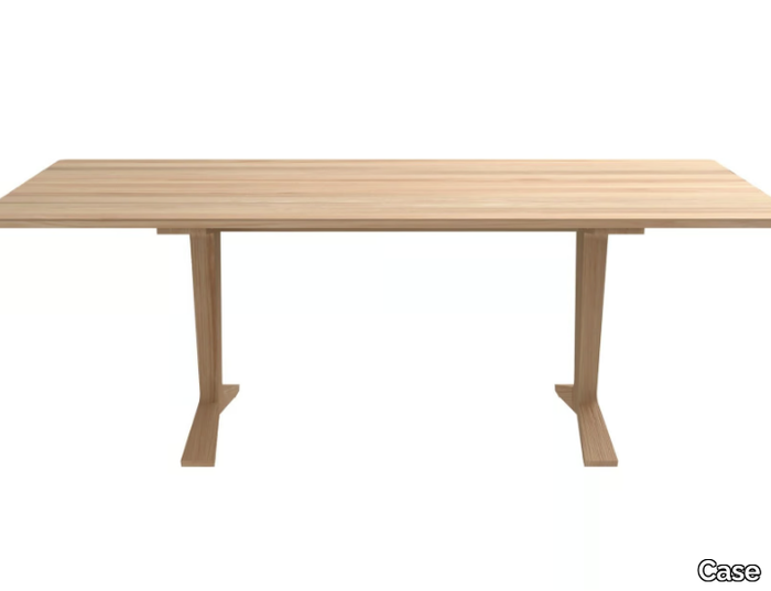 BALLET - Rectangular oak table _ Case