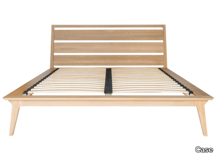 VALENTINE - Oak king size bed _ Case