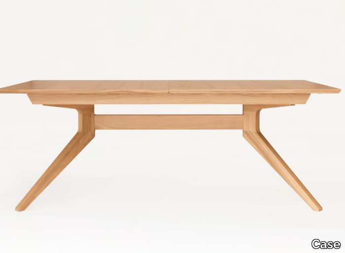 CROSS - Extending rectangular oak table _ Case