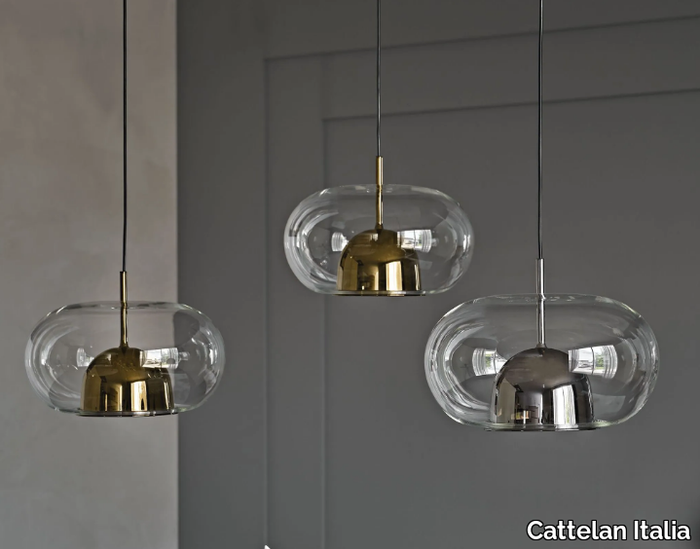 COIMBRA - Borosilicate glass pendant lamp _ Cattelan Italia