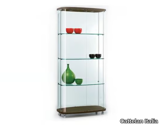 CONCERTO - Display cabinet with integrated lighting _ Cattelan Italia