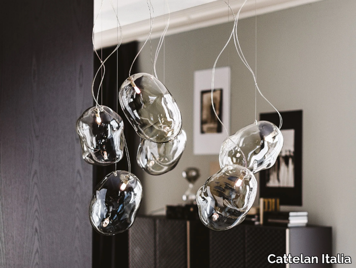 CLOUD - Crystal pendant lamp _ Cattelan Italia