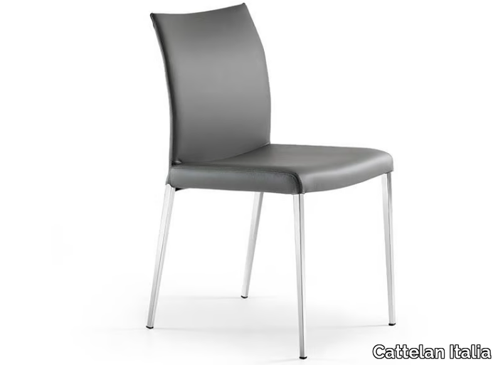 ANNA - Leather chair _ Cattelan Italia