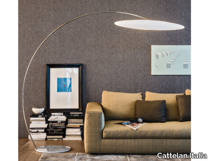 ASTRA ARC - Chrome plated steel arc lamp _ Cattelan Italia