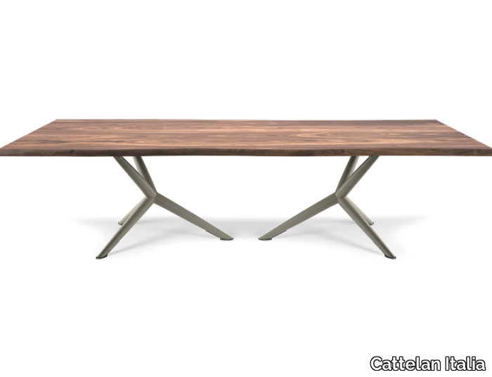 ATLANTIS WOOD - Rectangular wooden table _ Cattelan Italia