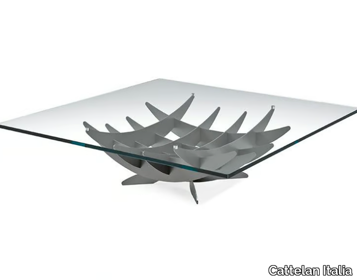 ATLAS - Low crystal coffee table _ Cattelan Italia