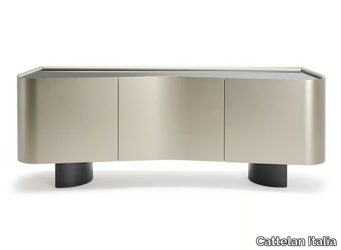 BLUES - Wooden sideboard with doors _ Cattelan Italia