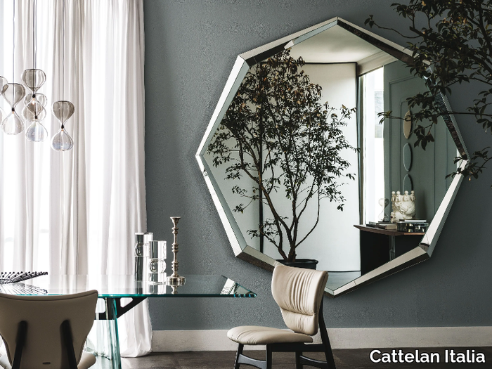 EMERALD MAGNUM - Octagonal wall-mounted mirror _ Cattelan Italia