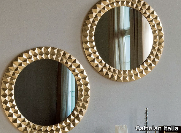 EGYPT - Wall-mounted framed mirror _ Cattelan Italia