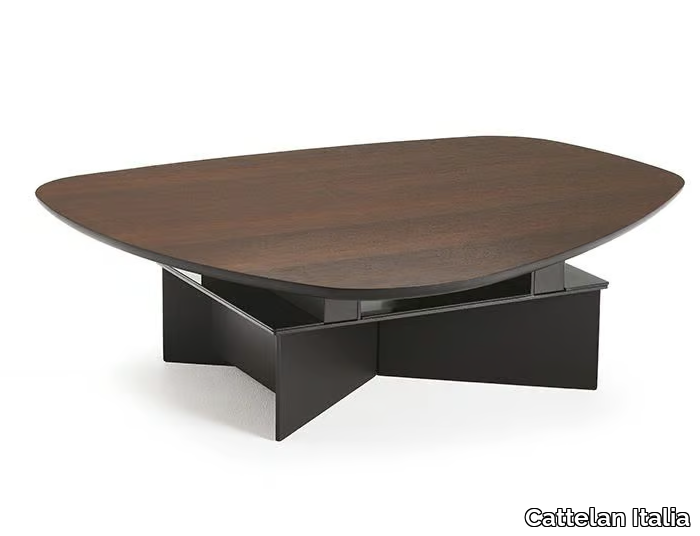 ORLANDO - Height-adjustable wooden coffee table _ Cattelan Italia