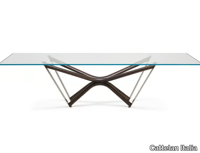 MARATHON - Rectangular crystal table _ Cattelan Italia