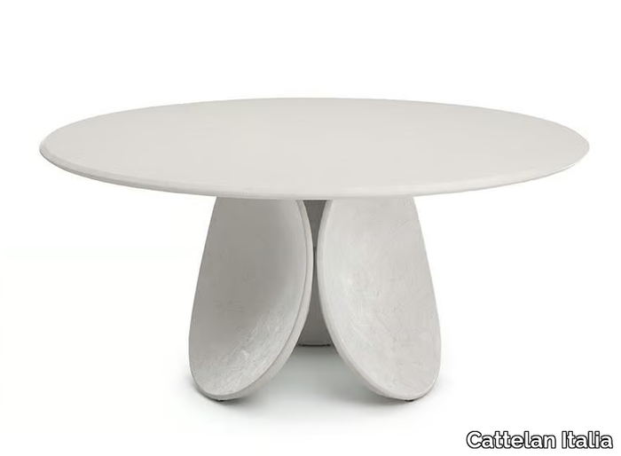 MAXIM ARGILE - Round clay table _ Cattelan Italia