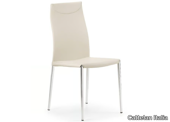 MAYA FLEX ML - Leather chair _ Cattelan Italia