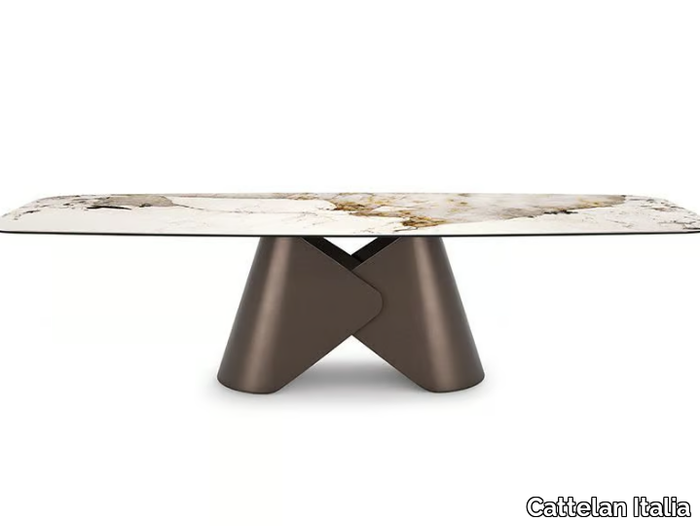 SCOTT KERAMIK - Barrel-shaped ceramic table _ Cattelan Italia