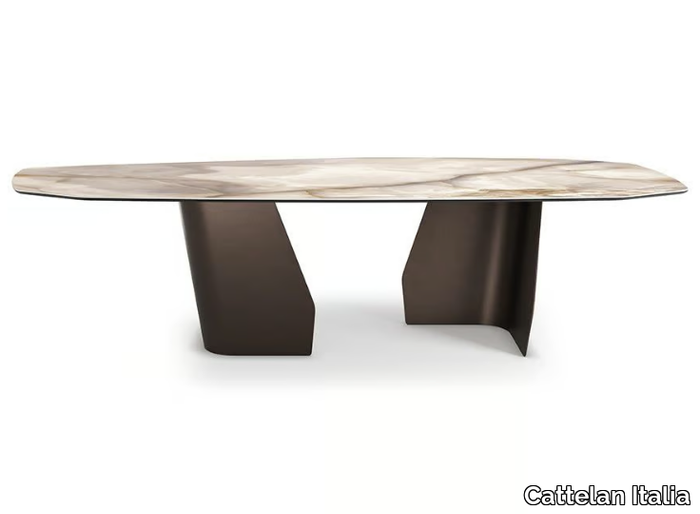 SENATOR KERAMIK - Ceramic table _ Cattelan Italia