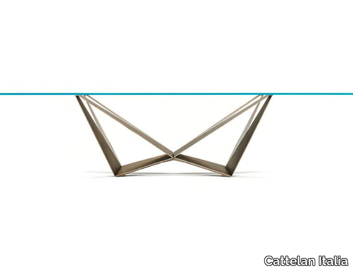 SKORPIO - Rectangular crystal table _ Cattelan Italia