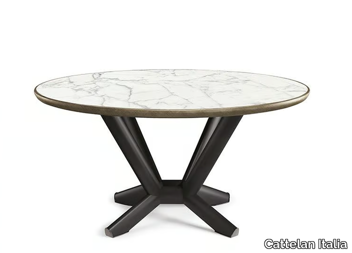 PLANER KERAMIK PREMIUM ROUND - Round ceramic table _ Cattelan Italia