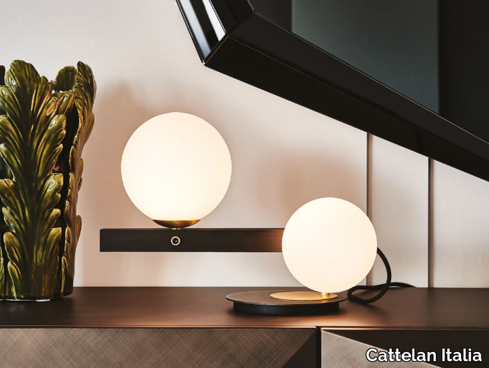 PLANETA - Blown glass table lamp _ Cattelan Italia