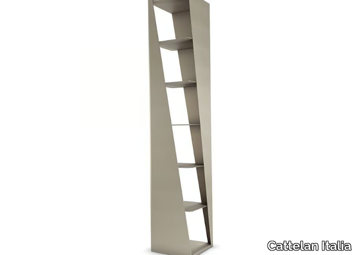 ROCKET - Freestanding open steel bookcase _ Cattelan Italia