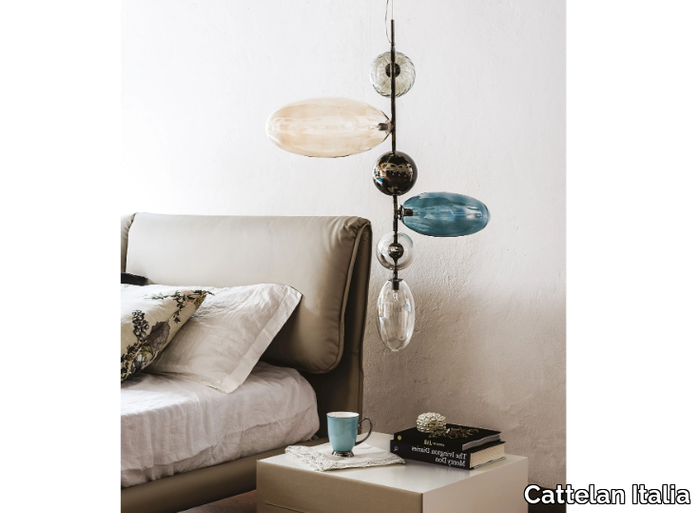 TOPAZ - Borosilicate glass pendant lamp _ Cattelan Italia