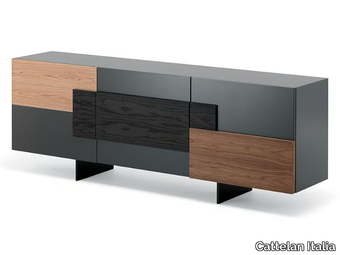 TORINO - Wooden sideboard with doors _ Cattelan Italia